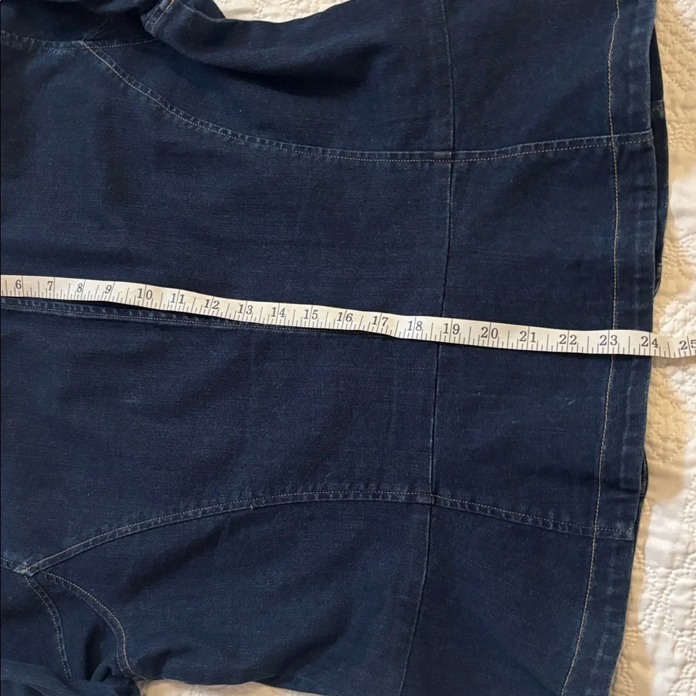 LRL Lauren Jeans Co. Ralph Lauren size 16 princess seams button up Jean jacket - Picture 3 of 10